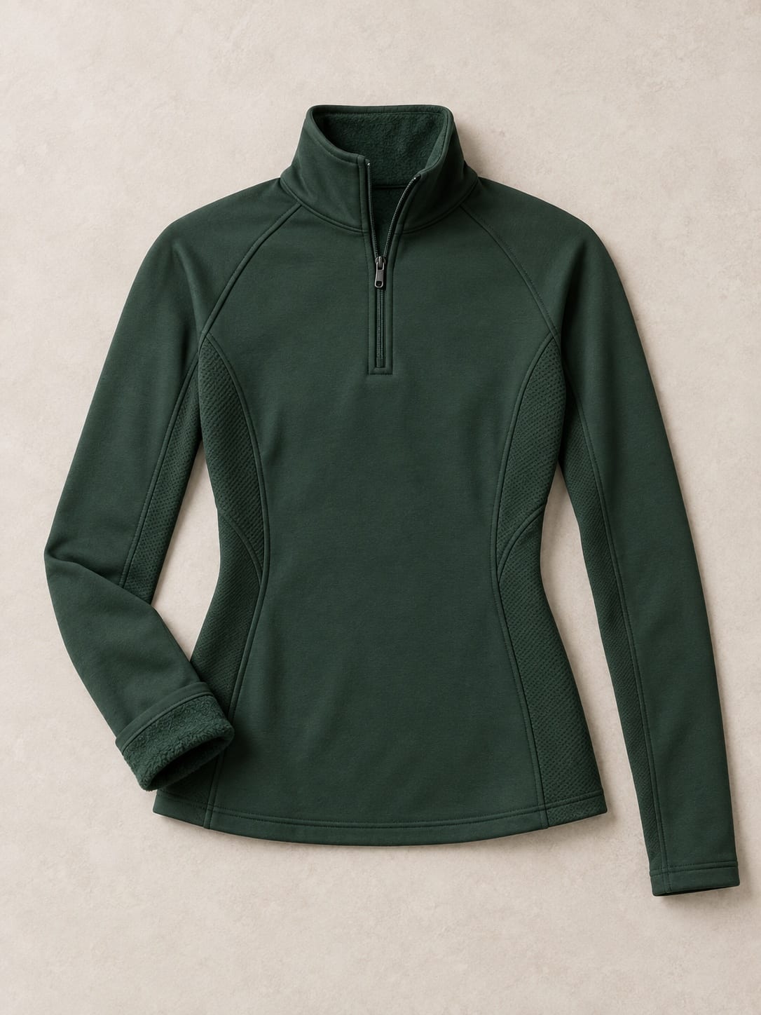 Brushed winter base layer — garment development concept