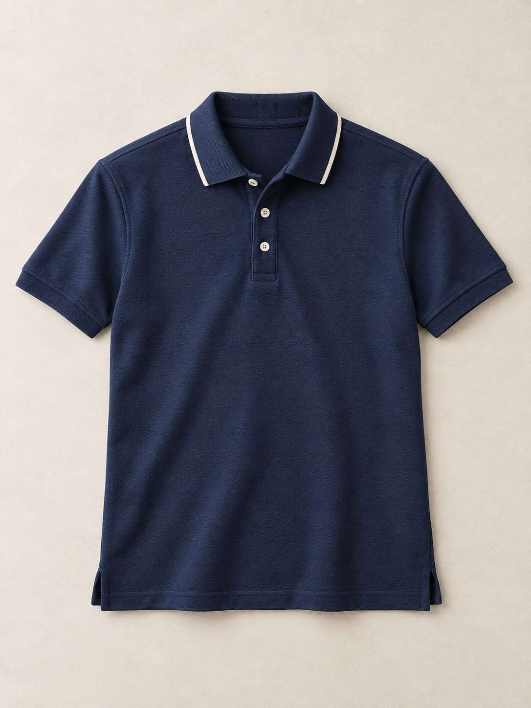 Piqué club polo — garment development concept