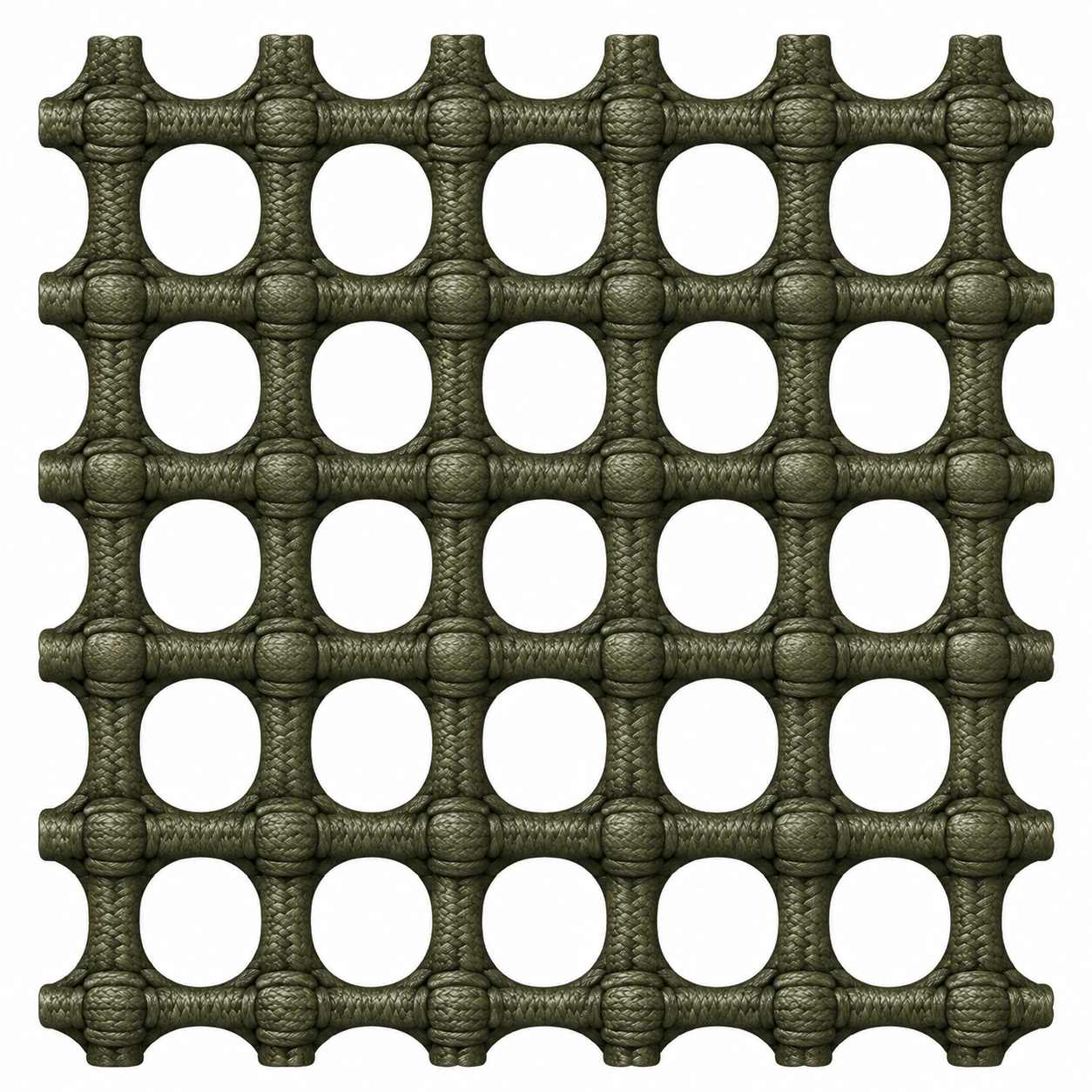 Mesh textile construction study